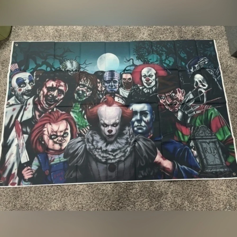 Horror Movie Character Wall Tapestry